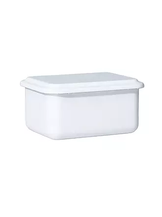 RIESS | Recipiente de almacenamiento con tapa 15x11x7cm Blanco |